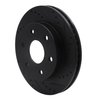 E-Line Drilled & Slotted Black Brake Rotor, 1999-2008 GM, Position: Front Right - image 2