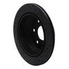 E-Line Drilled & Slotted Black Brake Rotor, 1999-2007 GM, Position: Rear Left - image 4