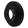 E-Line Drilled & Slotted Black Brake Rotor, 1999-2020 GM, Position: Front Right - image 2