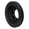 E-Line Drilled & Slotted Black Brake Rotor, 1999-2020 GM, Position: Front Right - image 4