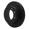 E-Line Drilled & Slotted Black Brake Rotor, 1999-2020 GM, Position: Rear Right - image 2