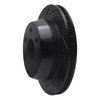 E-Line Drilled & Slotted Black Brake Rotor, 2000-2014 GM, Position: Rear Left - image 2