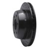 E-Line Drilled & Slotted Black Brake Rotor, 2000-2014 GM, Position: Rear Right - image 2