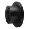 E-Line Drilled & Slotted Black Brake Rotor, 2001-2010 GM, Position: Rear Left - image 2