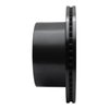 E-Line Drilled & Slotted Black Brake Rotor, 2001-2010 GM, Position: Rear Left - image 3