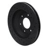 E-Line Drilled & Slotted Black Brake Rotor, 2002-2005 GM, Position: Front Left - image 4
