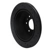 E-Line Drilled & Slotted Black Brake Rotor, 2002-2009 GM, Position: Rear Left - image 4