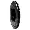 E-Line Drilled & Slotted Black Brake Rotor, 2002-2009 GM, Position: Front Right - image 4