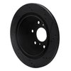 E-Line Drilled & Slotted Black Brake Rotor, 2007-2020 GM, Position: Rear Left - image 4