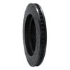 E-Line Drilled & Slotted Black Brake Rotor, 2007-2017 GM, Position: Front Right - image 4