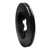 E-Line Drilled & Slotted Black Brake Rotor, 2009-2012 GM, Position: Front Left - image 4
