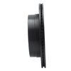 E-Line Drilled & Slotted Black Brake Rotor, 2010-2017 GM, Position: Rear Right - image 3