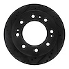 E-Line Drilled & Slotted Black Brake Rotor, Fits Select GM, Position: Front Left - image 1