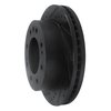 E-Line Drilled & Slotted Black Brake Rotor, Fits Select GM, Position: Front Left - image 2