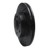 E-Line Drilled & Slotted Black Brake Rotor, 2015-2020 GM, Position: Front Left - image 2