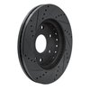 E-Line Drilled & Slotted Black Brake Rotor, 2009-2020 GM, Position: Front Right - image 4