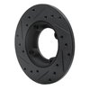 E-Line Drilled & Slotted Black Brake Rotor, 1985-1994 GM, Position: Front Right - image 4