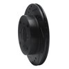 E-Line Drilled & Slotted Black Brake Rotor, 1989-2001 GM, Position: Front Left - image 2