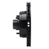 E-Line Drilled & Slotted Black Brake Rotor, 1991-1996 GM, Position: Front Left - image 3