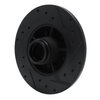 E-Line Drilled & Slotted Black Brake Rotor, 1984-1987 GM, Position: Front Left - image 4