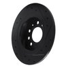 E-Line Drilled & Slotted Black Brake Rotor, 1985-1992 GM, Position: Rear Left - image 4