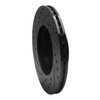 E-Line Drilled & Slotted Black Brake Rotor, 1990-2005 GM, Position: Front Right - image 4