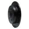 E-Line Drilled & Slotted Black Brake Rotor, 1997-2005 GM, Position: Rear Right - image 2
