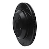 E-Line Drilled & Slotted Black Brake Rotor, 1998-2002 GM, Position: Rear Left - image 1