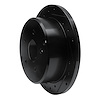 E-Line Drilled & Slotted Black Brake Rotor, 2004-2004 GM, Position: Rear Left - image 1