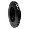 E-Line Drilled & Slotted Black Brake Rotor, 2005-2006 GM, Position: Front Left - image 4