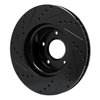 E-Line Drilled & Slotted Black Brake Rotor, 2005-2006 GM, Position: Front Right - image 4