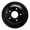 E-Line Drilled & Slotted Black Brake Rotor, 2005-2006 GM, Position: Rear Left - image 2