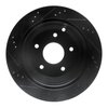 E-Line Drilled & Slotted Black Brake Rotor, 2005-2006 GM, Position: Rear Right - image 3