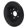 E-Line Drilled & Slotted Black Brake Rotor, 2008-2017 GM, Position: Rear Left - image 4