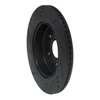 E-Line Drilled & Slotted Black Brake Rotor, 2008-2017 GM, Position: Rear Right - image 3