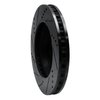 E-Line Drilled & Slotted Black Brake Rotor, 2004-2009 GM, Position: Front Right - image 3