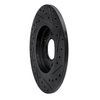 E-Line Drilled & Slotted Black Brake Rotor, 2005-2005 GM, Position: Rear Left - image 4