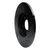 E-Line Drilled & Slotted Black Brake Rotor, 2005-2005 GM, Position: Rear Left - image 4