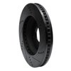 E-Line Drilled & Slotted Black Brake Rotor, 2006-2009 GM, Position: Front Left - image 4