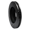 E-Line Drilled & Slotted Black Brake Rotor, 2006-2009 GM, Position: Front Right - image 2