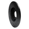 E-Line Drilled & Slotted Black Brake Rotor, 2006-2009 GM, Position: Rear Right - image 3