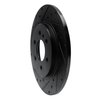 E-Line Drilled & Slotted Black Brake Rotor, 2006-2006 GM, Position: Rear Left - image 2