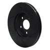 E-Line Drilled & Slotted Black Brake Rotor, 2004-2012 GM, Position: Front Left - image 4