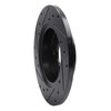E-Line Drilled & Slotted Black Brake Rotor, 2004-2012 GM, Position: Rear Right - image 4