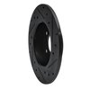 E-Line Drilled & Slotted Black Brake Rotor, 2002-2008 GM, Position: Rear Left - image 3