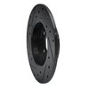 E-Line Drilled & Slotted Black Brake Rotor, 2002-2008 GM, Position: Rear Right - image 4
