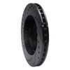 E-Line Drilled & Slotted Black Brake Rotor, 1989-1990 Ford/Lincoln/Mercury/Mazda, Position: Front Right - image 4