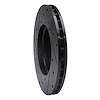 E-Line Drilled & Slotted Black Brake Rotor, 2012-2018 Fits Multiple Makes/Models, Position: Front Right - image 1