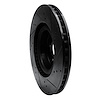 E-Line Drilled & Slotted Black Brake Rotor, Fits Select Ford/Lincoln/Mercury/Mazda, Position: Front Left - image 1