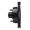 E-Line Drilled & Slotted Black Brake Rotor, 1973-1993 Ford/Lincoln/Mercury/Mazda, Position: Front Right - image 1